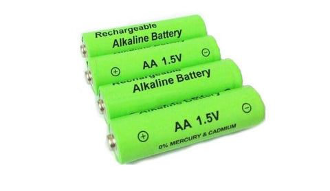 Cargador de batería eléctrico con 4 pilas recargables AA y 4 AAA –
